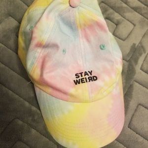 Stay Weird dad cap